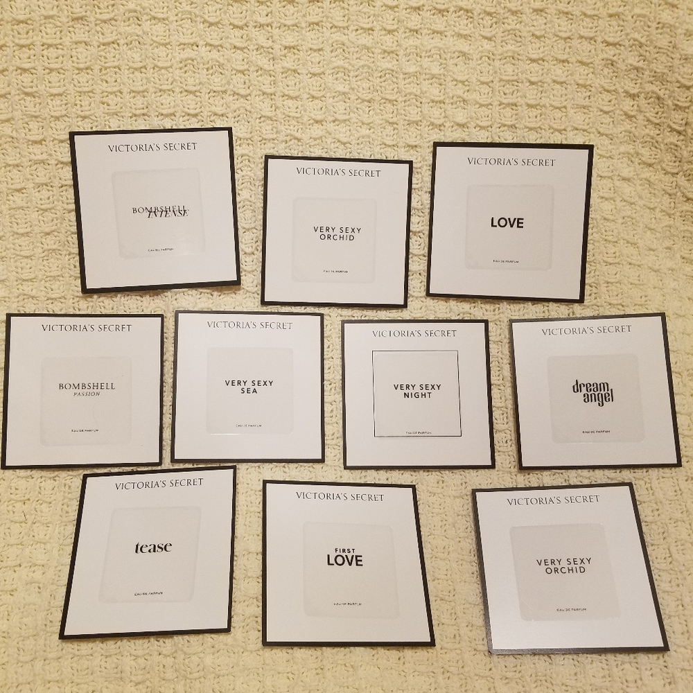 Victoria Secret Bundle of 10 sample cardsPlease go to my page and see other it